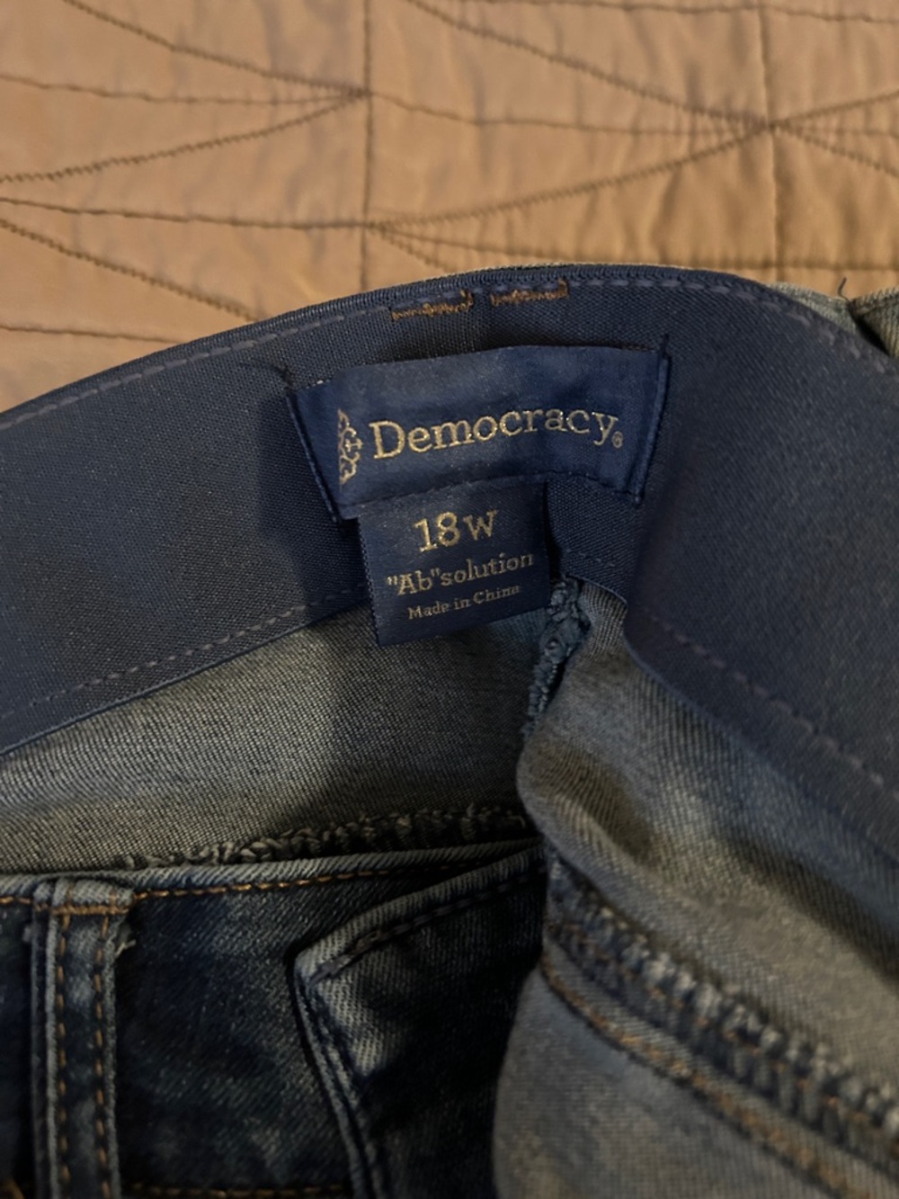 Democracy Women’s Jeans - Dark Blue, Light Blue, Blue - Picture 4 of 4